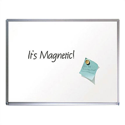 Quartet&reg; Magnetic Dry-Erase Porcelain Board in White with Aluminum Frame