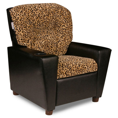 Kitty Cup Holder Kid's Recliner