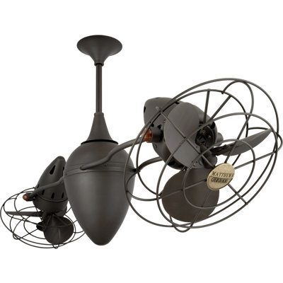 Matthews Fan Company 48" Ar Ruthiane 3 Metal Blade Rotational Ceiling Fan
