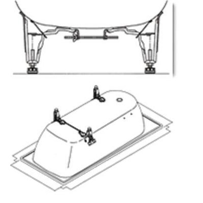 Kaldewei Centro Duo 18.5" x 70.87" Oval Bath Tub in White