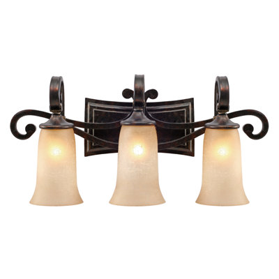 Portland Vanity Light in Fired Bronze