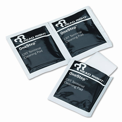 Advantus Corp. Read Right Onestep Screen Cleaner, 5 X 5, 24/Box