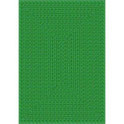 Joy Carpets Whimsy Legacy Green Print Rug