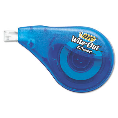 Bic Corporation Wite-Out Correction tape, Non-Refillable, 1/6" x 397", 10 per Pack                                                           