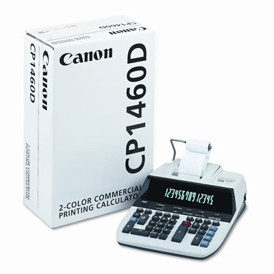 Canon CP1460D Desktop Calculator, 14-Digit Fluorescent, Two-Color Printing                                                         