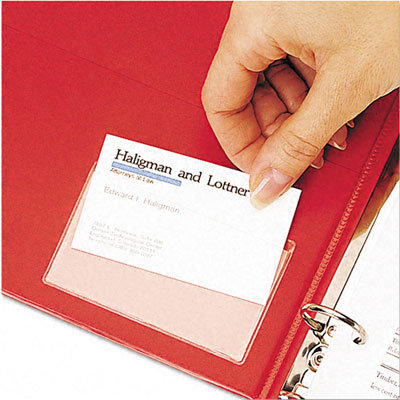 Cardinal Brands, Inc Top Load Holdit! Poly Business Card Holders (10/Pack)