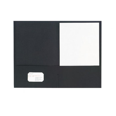 Esselte Pendaflex Corporation Twin-Pocket Folder, 2-Pockets, Legal, 150 Sheet Capacity, Black