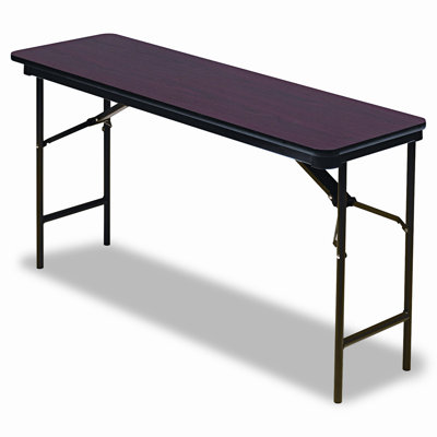 Iceberg Enterprises Premium Wood Laminate 18" x 60" Folding Table