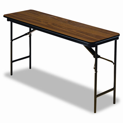 Iceberg Enterprises Premium Wood Laminate 18" x 60" Folding Table