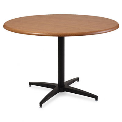 Iceberg Enterprises Officeworks Round Table Top, 42" Diameter, Cherry                                                                            