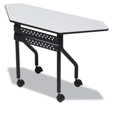 Iceberg Enterprises OfficeWorks Trapezoid Mobile Training Table