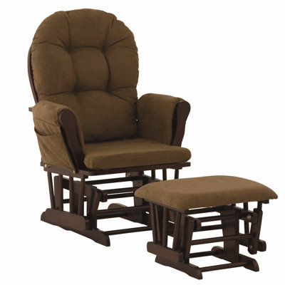 Storkcraft Custom Hoop Glider and Ottoman