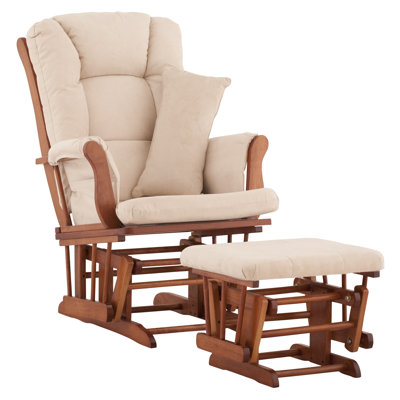 Storkcraft Custom Tuscany Glider and Ottoman
