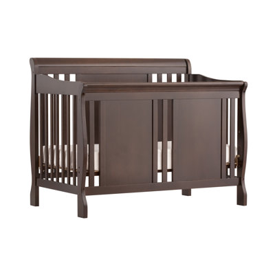 Storkcraft Verona Fixed Side Convertible Crib in Espresso