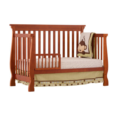 Storkcraft Carrara Fixed Side Convertible Crib in Cognac