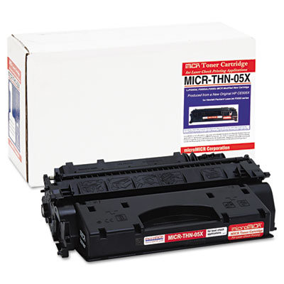 MicroMICR Corporation MICRTHN05X Compatible MICR Toner, 6500 Page-Yield, Black