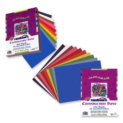 Pacon Corporation Economy Construction Paper, 9"x 12", 200/PK, Assorted