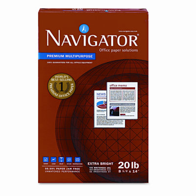 Soporcel North America Premium Copy/Laser/Inkjet Paper, White, 97 Brightness, 20lb, Legal, 5,000 Sheets