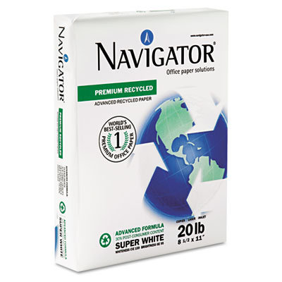 Soporcel North America Recycled Copy/Laser/Inkjet Paper, 95 Brightness, 20lb, Letter, 5000 Sheets