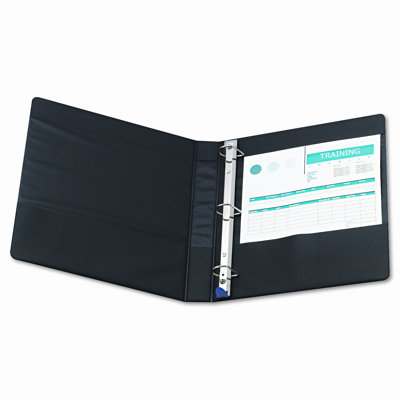 Wilson Jones Locking No-Gap D-Ring Vinyl Binder, 1in Capacity, Blue                                                                       