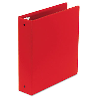 Wilson Jones Basic Vinyl Round Ring Binder, 2" Capacity, Burgundy