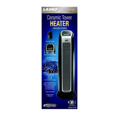 Lasko Ceramic Tower Heater with Remote Control