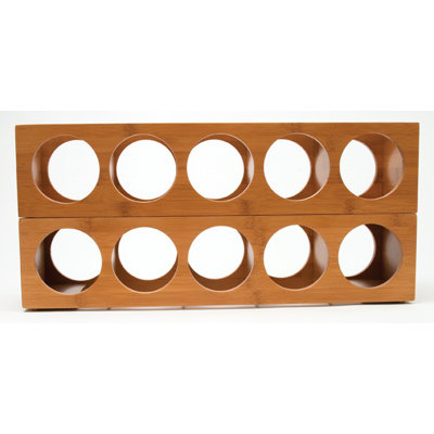 Lipper International 5 Bottle Wall Mounted Wine Rack