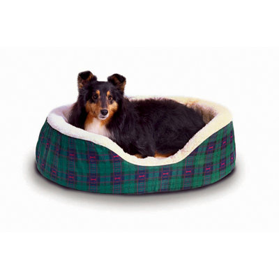 Plaid Nesting Pet Bed
