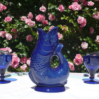 Wade Ceramics Gluggle Jug Extra Large Jug in Blue