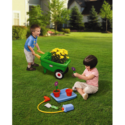 Little Tikes 2-in-1 Garden Cart and Wheelbarrow