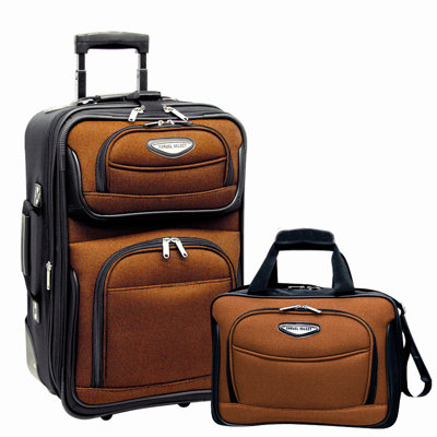 Traveler's Choice Amsterdam 2 Piece Carry-On Luggage Set