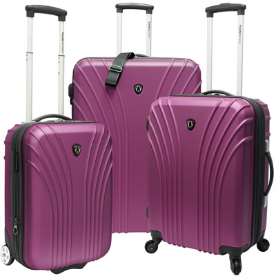 Traveler's Choice 3 Piece Hardsided Expandable Luggage Set