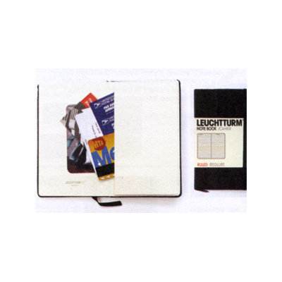 Kikkerland Leuchtturm Notebook in Black