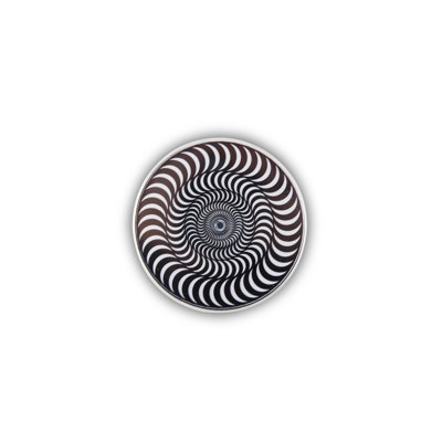 Kikkerland Moire Coaster in Black/White (Set of 4)