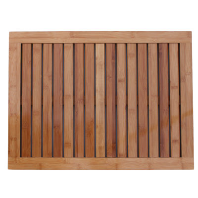 Oceanstar Design Bamboo Floor and Shower Mat