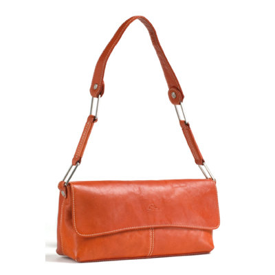 Tony Perotti Green Brescia Flap-Pouch Handbag