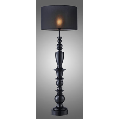 Dimond Lighting Trump Home Soho Floor Lamp in Gloss Black