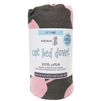Molly Mutt La Vie En Rose Round Cat Duvet