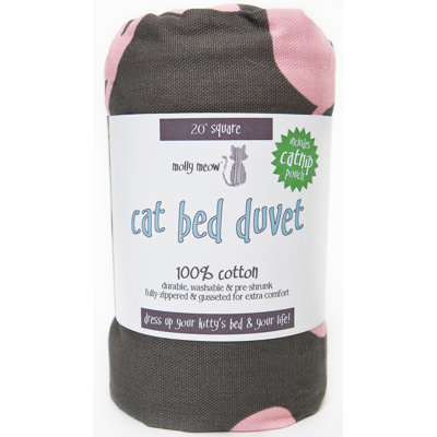 Molly Mutt La Vie En Rose Square Cat Duvet