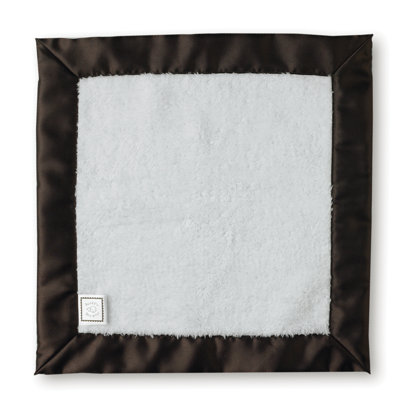 Swaddle Designs Baby Lovie in White with Pastel Trim