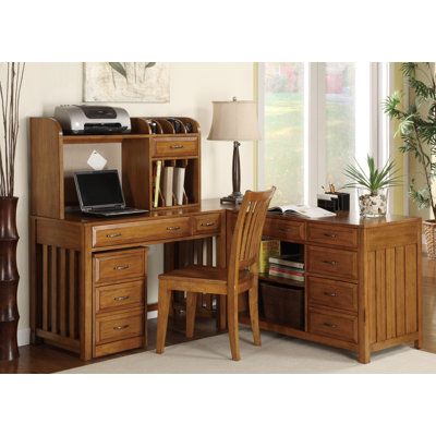 Liberty Furniture Hampton Bay Writing Desk in Oak