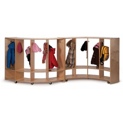 Whitney Brothers Curve In/Curve Out Coat Locker