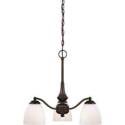 Nuvo Lighting Patton 3 Light Chandelier
