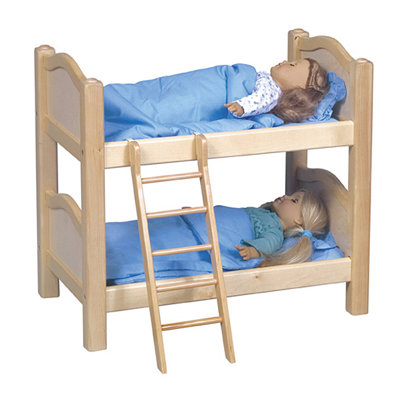 Guidecraft Doll Bunk Bed in Natural