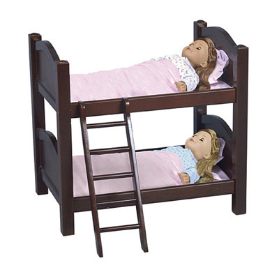Guidecraft Doll Bunk Bed in Espresso