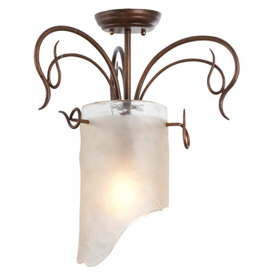 Varaluz Recycled Soho Semi Flush Mount Ceiling Light