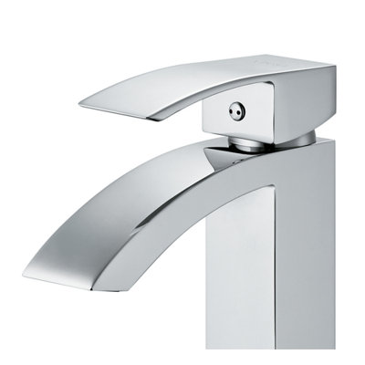 Vigo Single Hole Angled Faucet with Single Handle