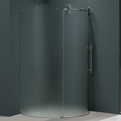 Vigo Frameless Round Neo-Angle Shower Door