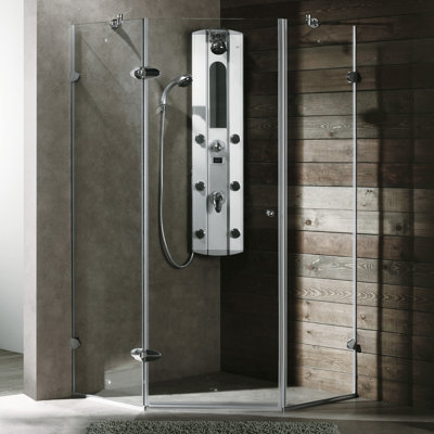 Vigo Neo-Angle Door Frameless Shower Enclosure