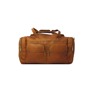 David King 19" Leather Gym Duffel